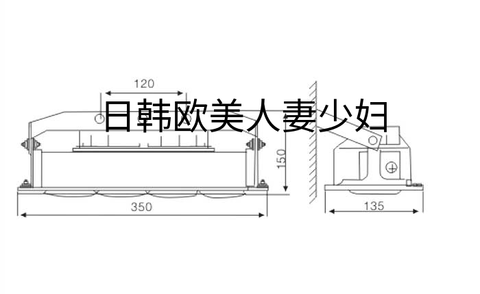 NFE9121应急顶灯安装示意图